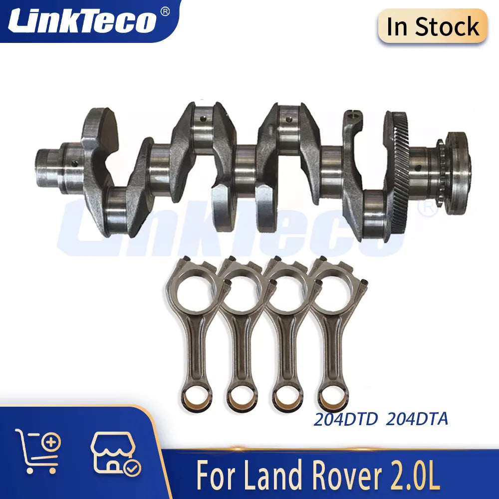 Engine Parts Forged Crankshaft Connecting Rod Kit Fit 2.0 L For Land Rover Discovery Range Jaguar XF 204DTA 204DTD 2.0L Diesel