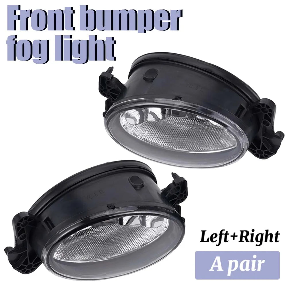  Fog Lamp Assembly Headlights Fog Lights Housing for Mercedes-Benz 2006-2011 ML-Class W164 compatible with Mercedes C E R