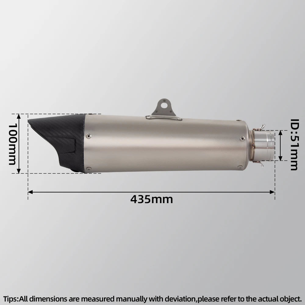 MT07 Exhaust System For Yamaha R7 MT-07 FZ07 XSR700 2014-2026 Motorcycle Escape Kit Street Bike Manifold Muffler with DB Killer