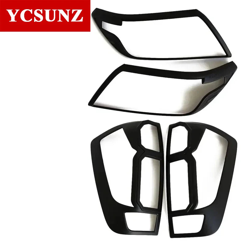 Head Tail Light Cover Trim For Nissan Navara Np300 D23 2014 2015 2016 2017 2018 2019 2020 Double Cabin Car Accessories