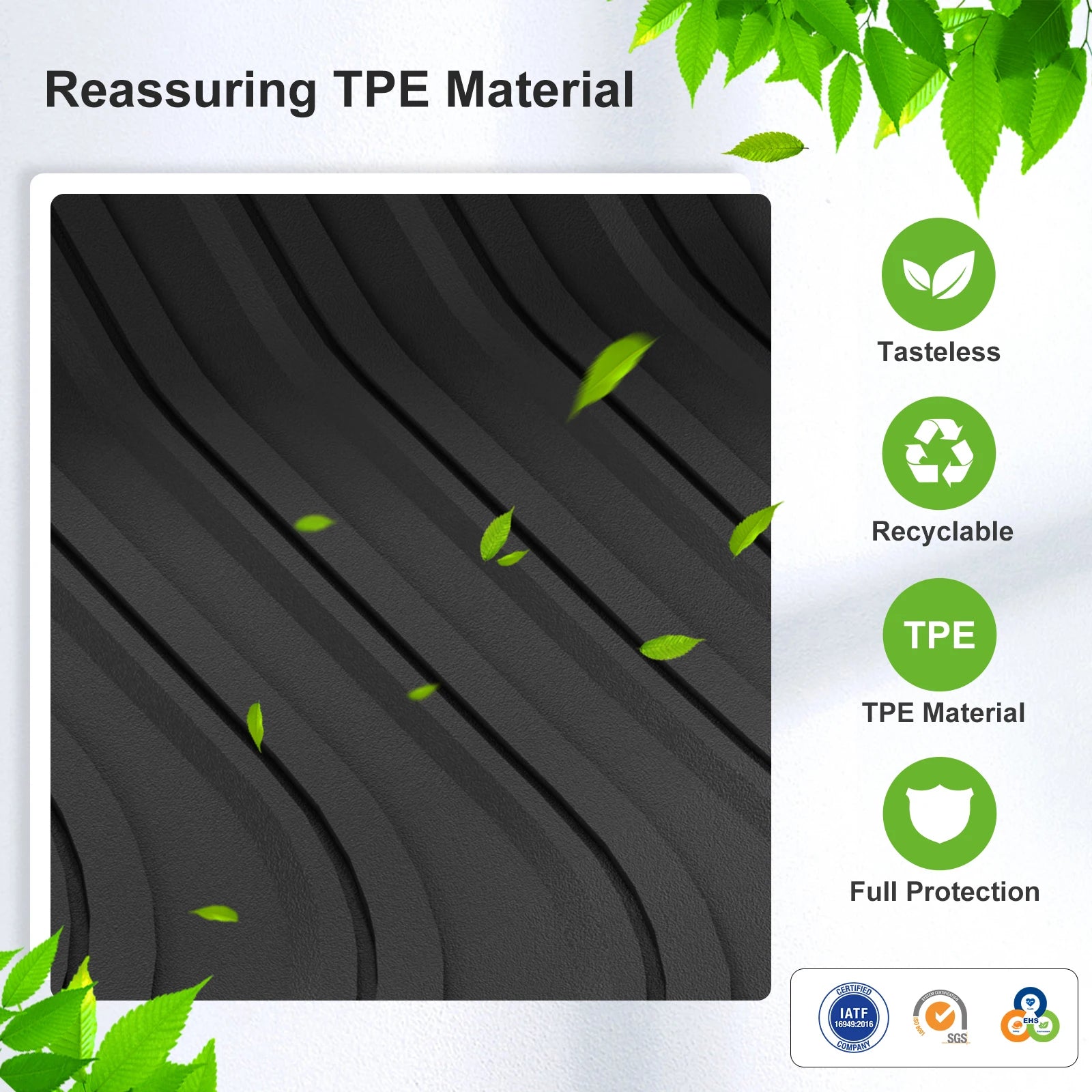 for Toyota Land Cruiser Prado LC250 2024-2025 Car Floor Mats Protective Mat 7 Seats Cargo Liner Trunk Pad Fit For Left Rudder