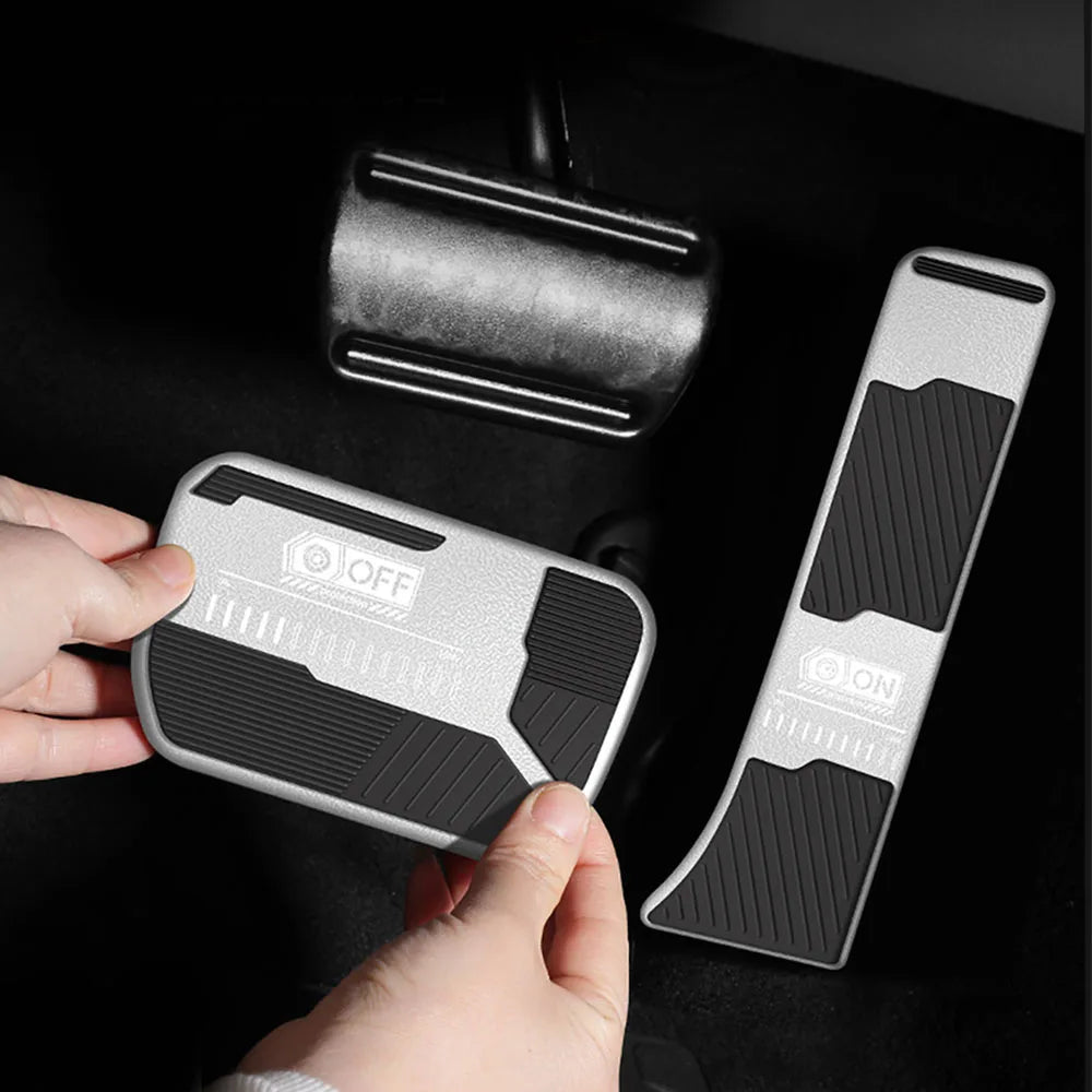2 Pcs Accelerator And Brake Pedals Fit For Rox Adamas 2025 2026 Aluminum Alloy Foot Pedal Interior Modification Supplies
