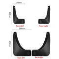 For Rox 01 Polestones 01 2023 2024 2025 2026 Car Mudguards Splash Wheel Protection Mud Guard Flap MudFlap Front Rear Accessories