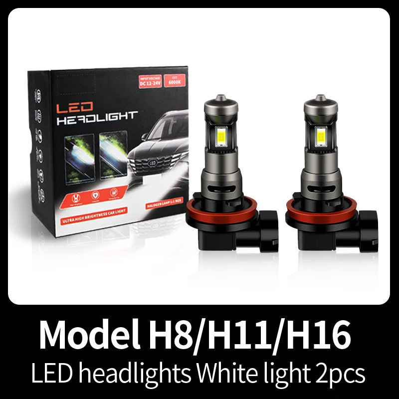 لمبتان LED للمصابيح الأمامية CANbus H11 بقوة 70 واط و12000 لومن عالية ومنخفضة/مصابيح ضباب لسيارة نيسان قشقاي 2 (J11) 2017-2023 2018 2019 2020 2021 2022