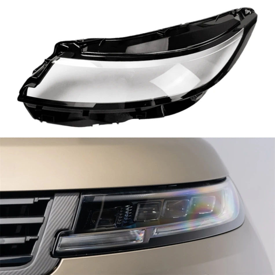 For Land Rover Range Rover Sport 2023 2024 Car Interior Spare Parts Base Head Lamp Shell Light Bulb Holder Headlights Glass
