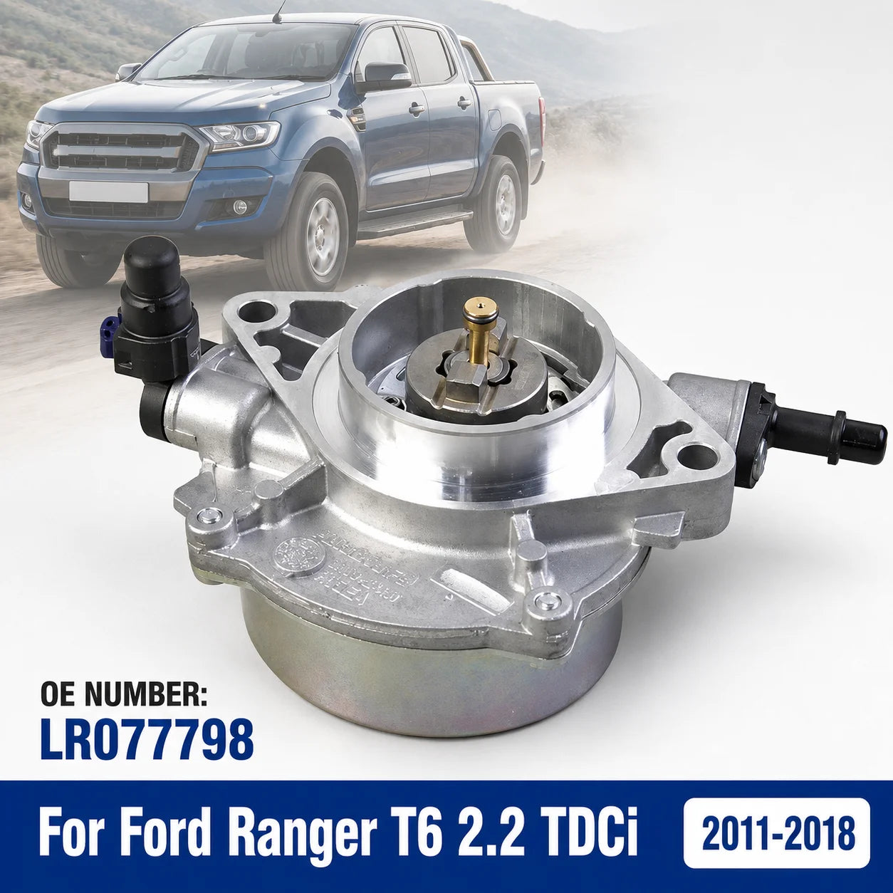 Brake Vacuum Pump For Ford Ranger T6 2011-2018 2.2 3.2 TDCi Transit Land Rover Defender 2.2 LR077798 BK3Q2A451GB 1720902