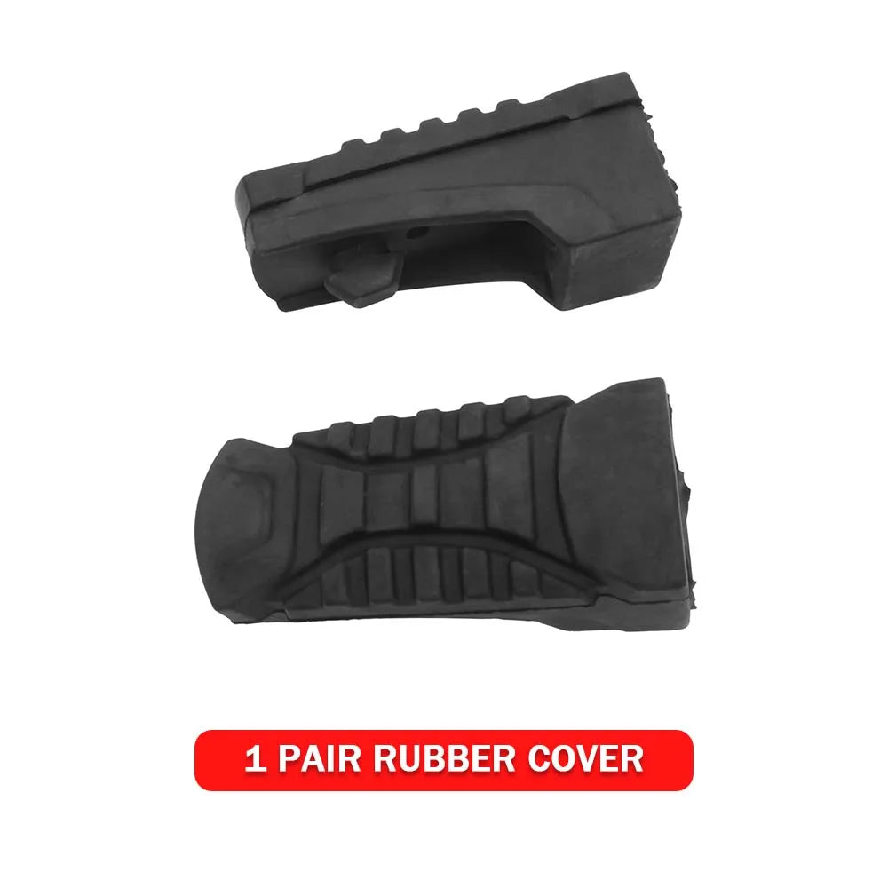 For BMW R1200GS LC ADV R1250GS Adventure LC S1000XR R 1200 1250 GS 1200GS Rear Footpegs Passenger Footrest Foot Peg Rubber Cover