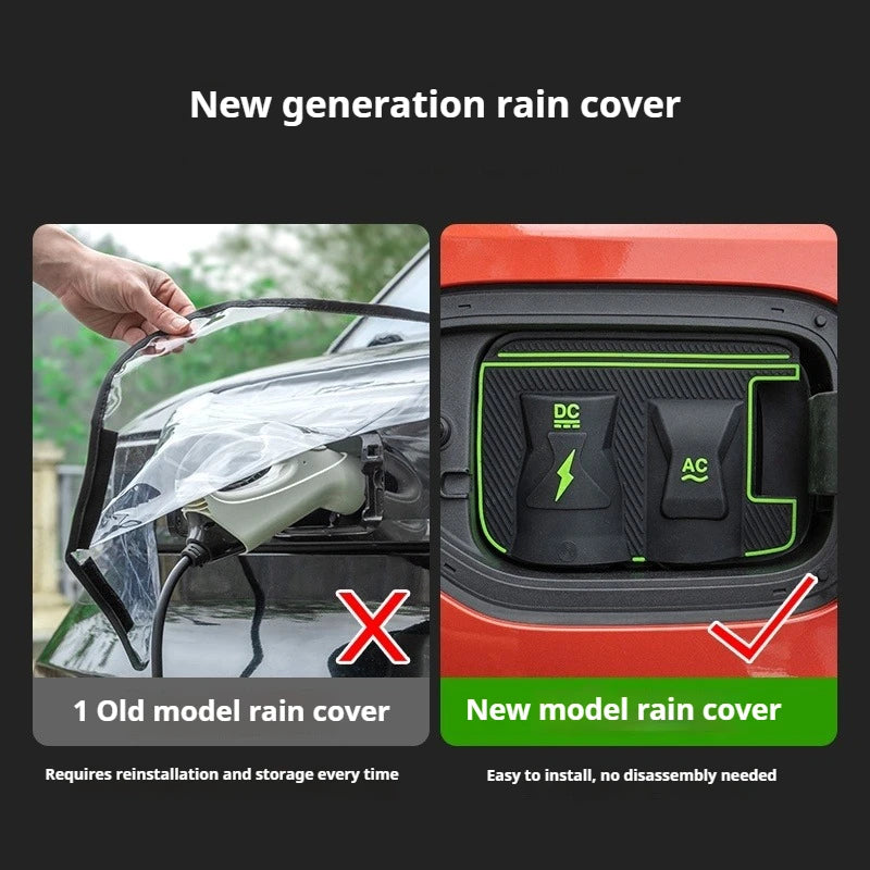 Waterproof Charging Port & Gun Cover for BYD Sealion 05 DM/EV 06 07 DMI/EV, Rain Dust Protector, Electric Car Accessories