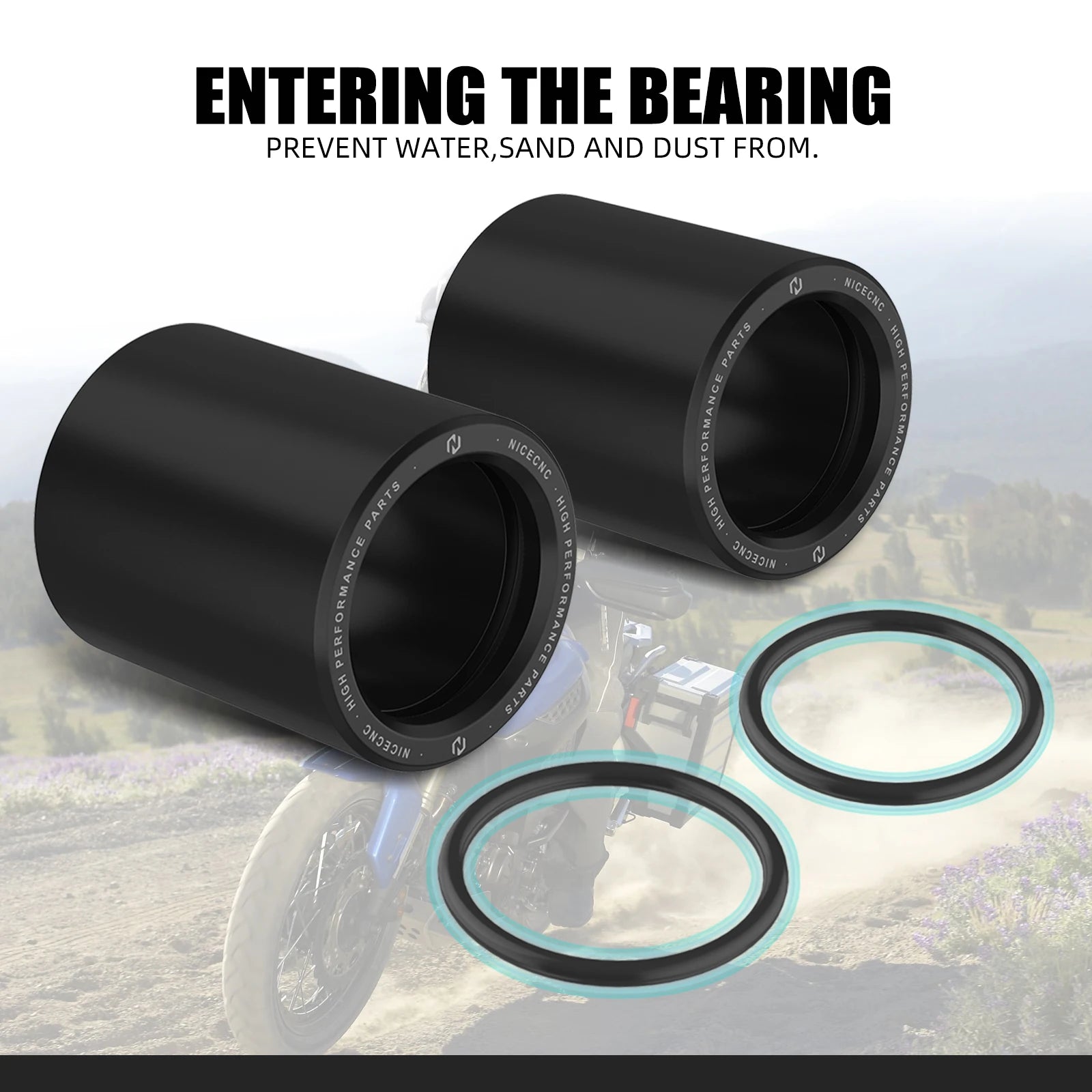 For 2019-2024 Yamaha Tenere 700 Motorcycle Front/Rear Wheel Spacers Kit for Yamaha Tenere 700 Rally Edition Tenere700  2020-2024