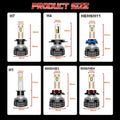H4 H1 H7 LED Headlights K5C Canbus Car Light 7545 CSP H11 H8 H9 9005 9006 HB3 HB4 9012 HIR2 12V 6000K White Fog Lamp Copper Tube