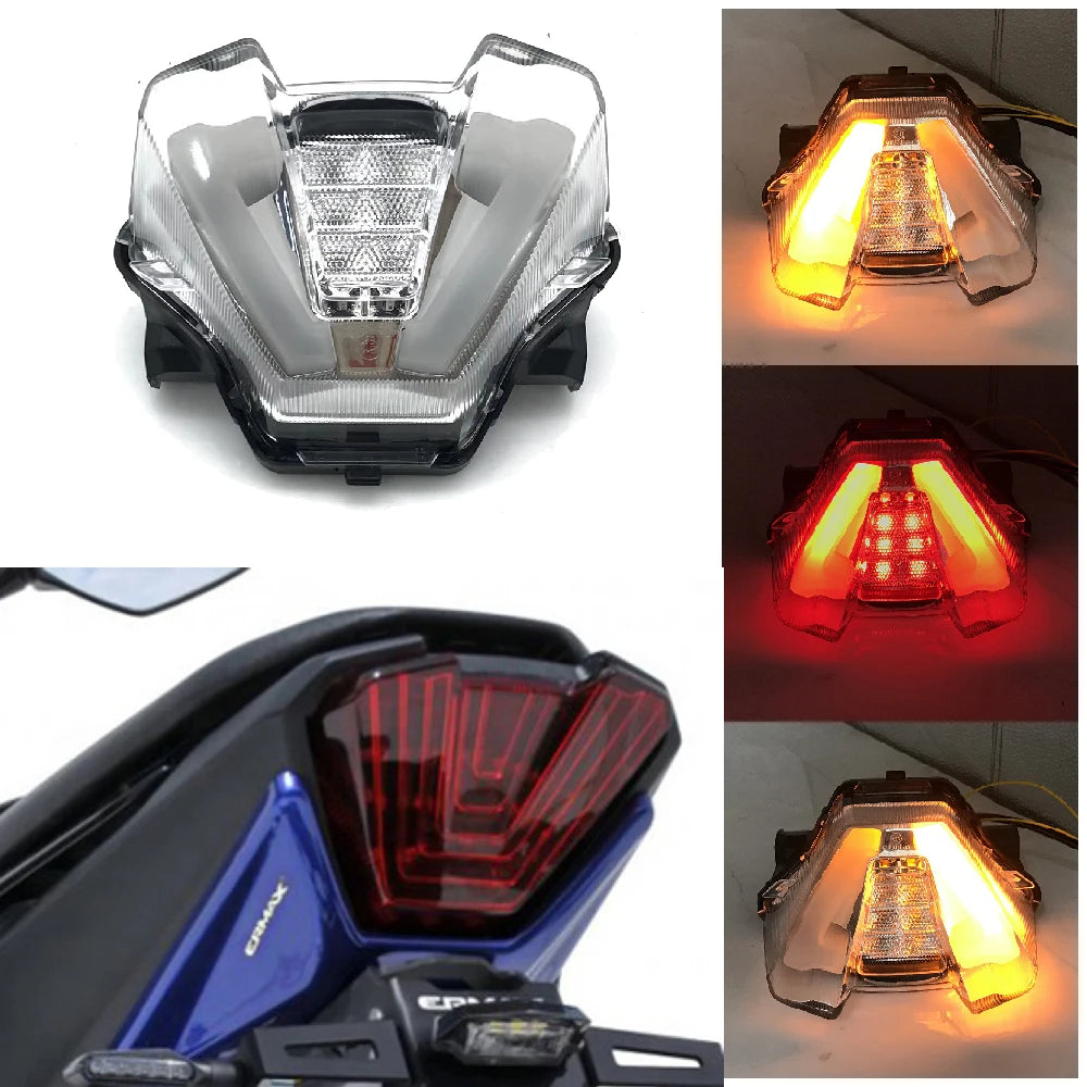 Fits for Yamaha MT 07 MT07 MT-07 ABS FZ07 FZ-07 2020-2024 Motorcycle LED Taillight Rear Brake Turn Signal Integrated Tail Light