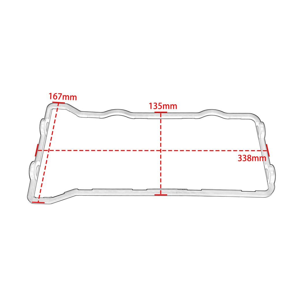 Motorcycle Cylinder Head Cover Gasket For Kawasaki Ninja ZX-6R 2009 2010 2011 2012 2013 2014 2015 2016-2025 11061-0375 Parts