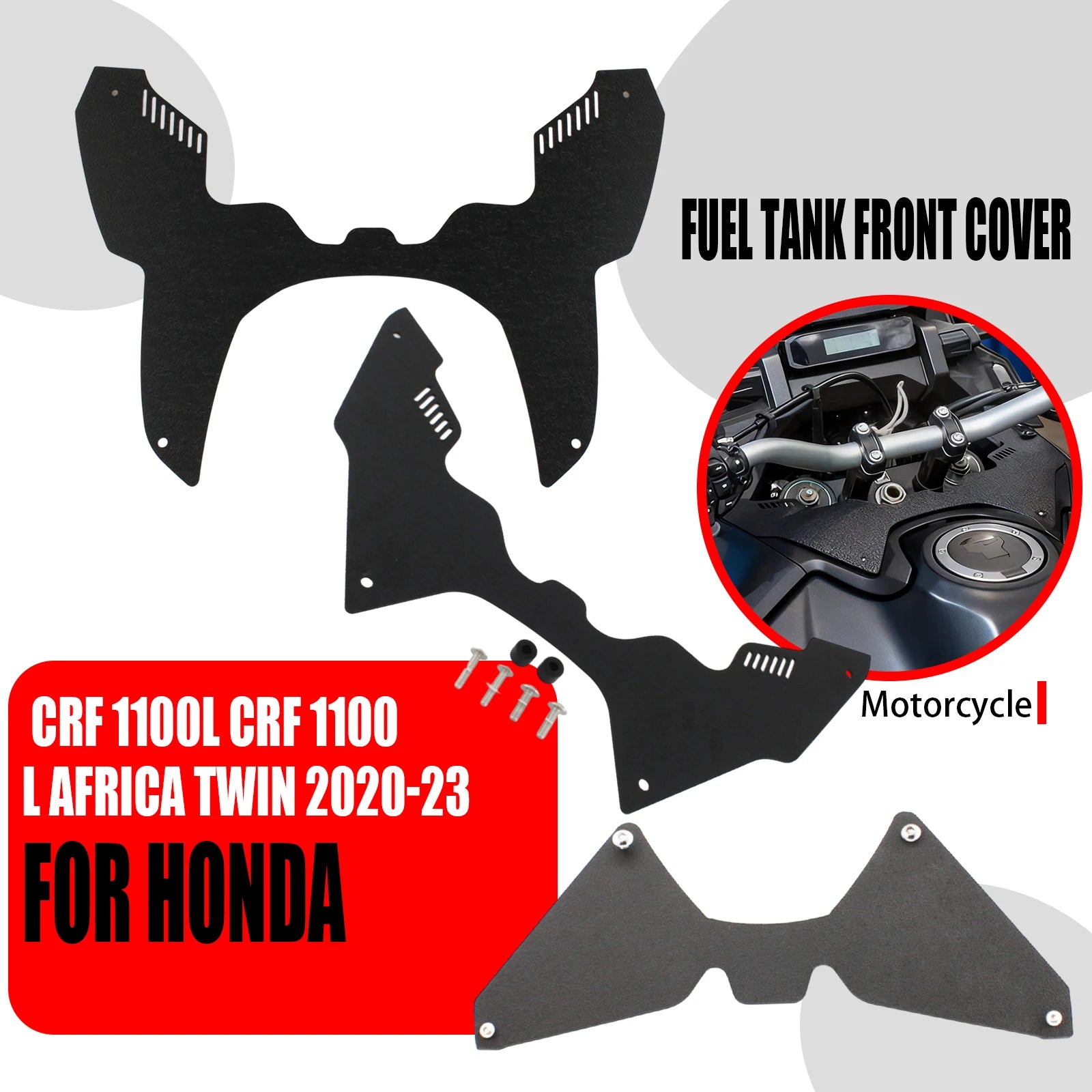 Forkshield Updraft Deflector CRF1100L Moto Fuel Tank Front For Honda CRF1100L CRF 1100 L Africa Twin 2020-2023 Cover Accessories