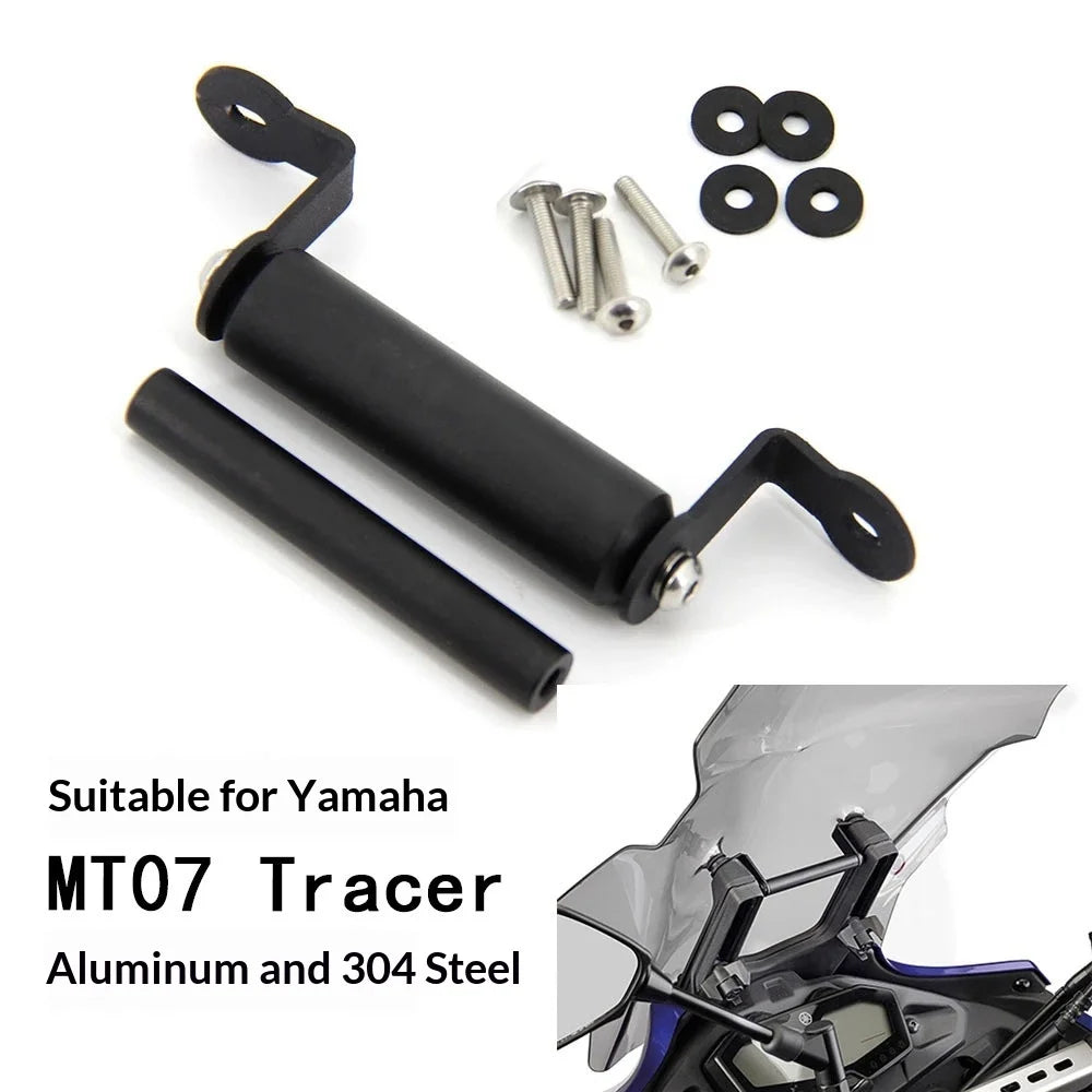 For Yamaha MT-07 Tracer 2016-2019 Phone GPS Mount Crossbar Navigation Bracket No-Drill Accesorios Moto Accessori Moto