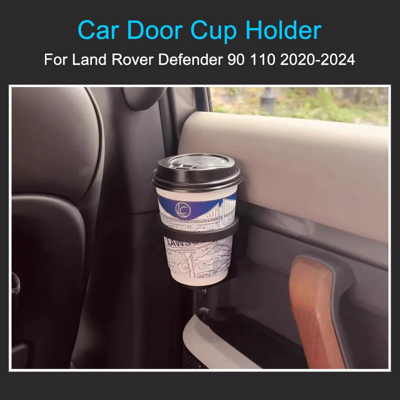 90 110 2020-2024 Car Door Cup Holders Interior Decoration item Car cup holder for Land Rover Defender