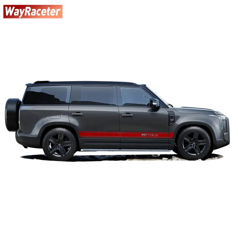 2 Pcs/Set Door Side Stripes Sticker Carbon Fiber Vinyl Decal For Polestones 01 ROX 01 2025 2026 2023 2024 Accessories