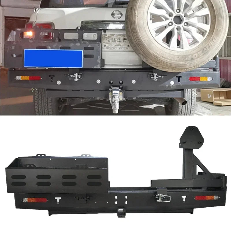 Suitable For NISSAN Y62 Bumper NISSAN PATRO Bumper Rear Bumper, Anti-Collision Bar Protective Bar Body Kit Modified Accessories