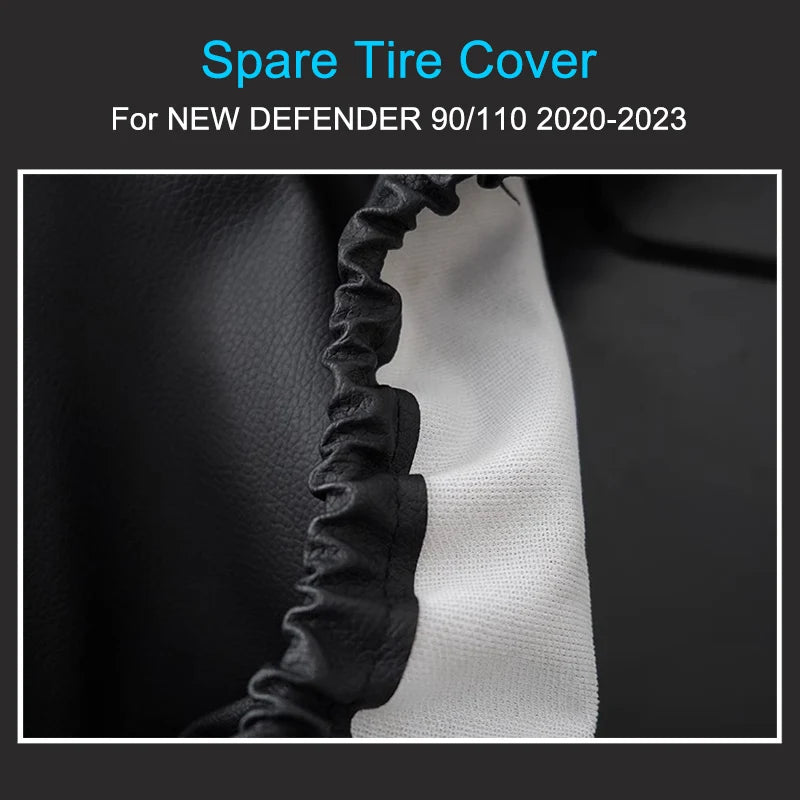 Wheel Cover for Land Rover Defender Accessories 2020-2024 ABS Tire Protective Cover Rear Trunk Spare for New Defender 110 90