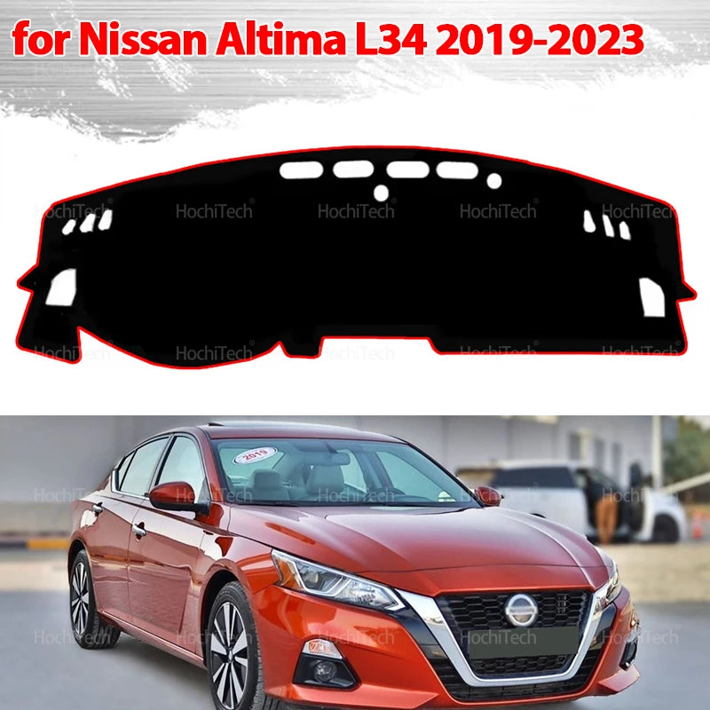 لكسسوارات نيسان ألتيما L34 2019 2020 2021 2022 2023 لوحة القيادة مظلة سجاد غطاء لوحة القيادة وسادة حماية