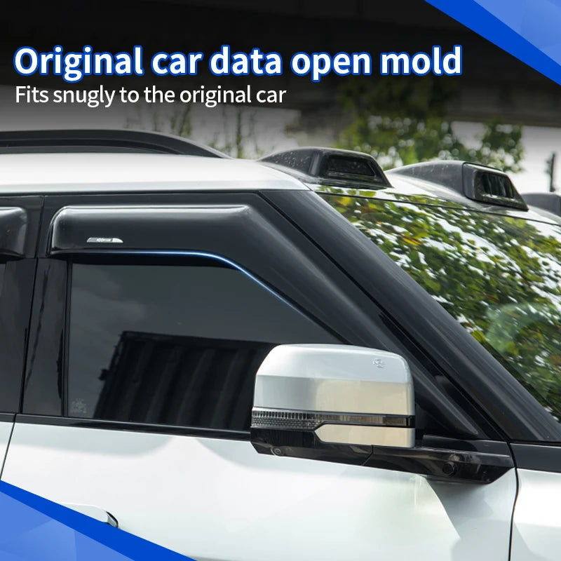 For BYD Leopard 8 Denza B8 2024+ Side Window Sunvisor Windshield Sunshade Rain Shield Car Accessories Window Exterior Upgrade