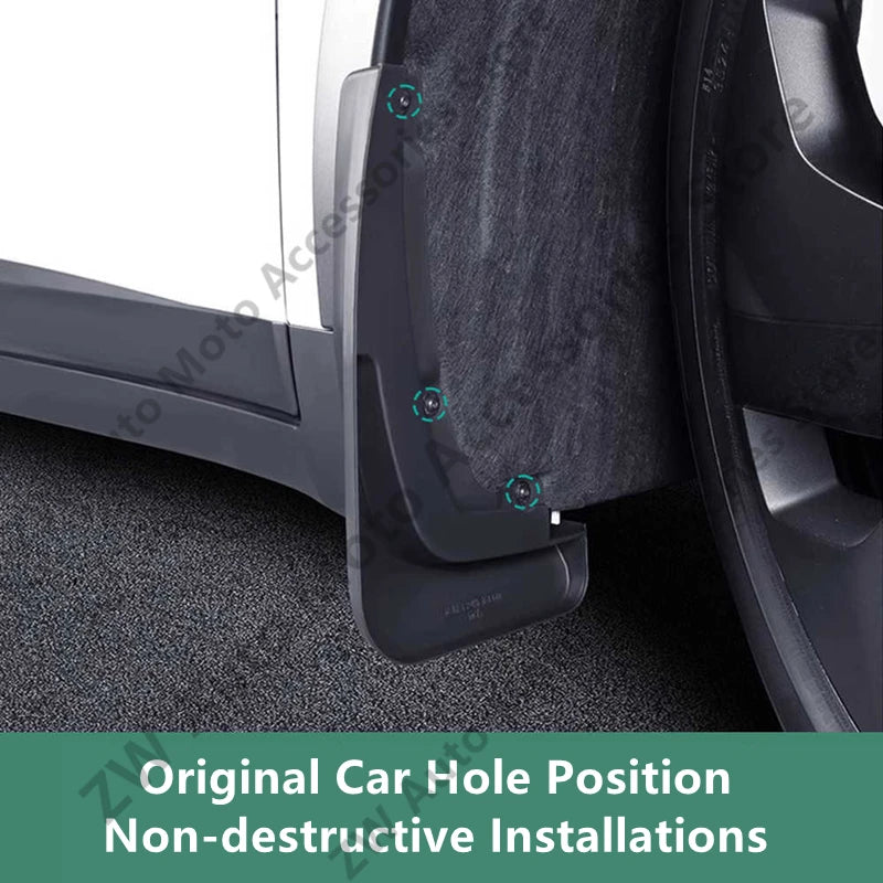 Car Mudguards For JISHI 01/POLESTONES/ROX 01 23-25 ABS Mud Guards Fender Flare Mudflaps Exterior Parts Auto Accessories