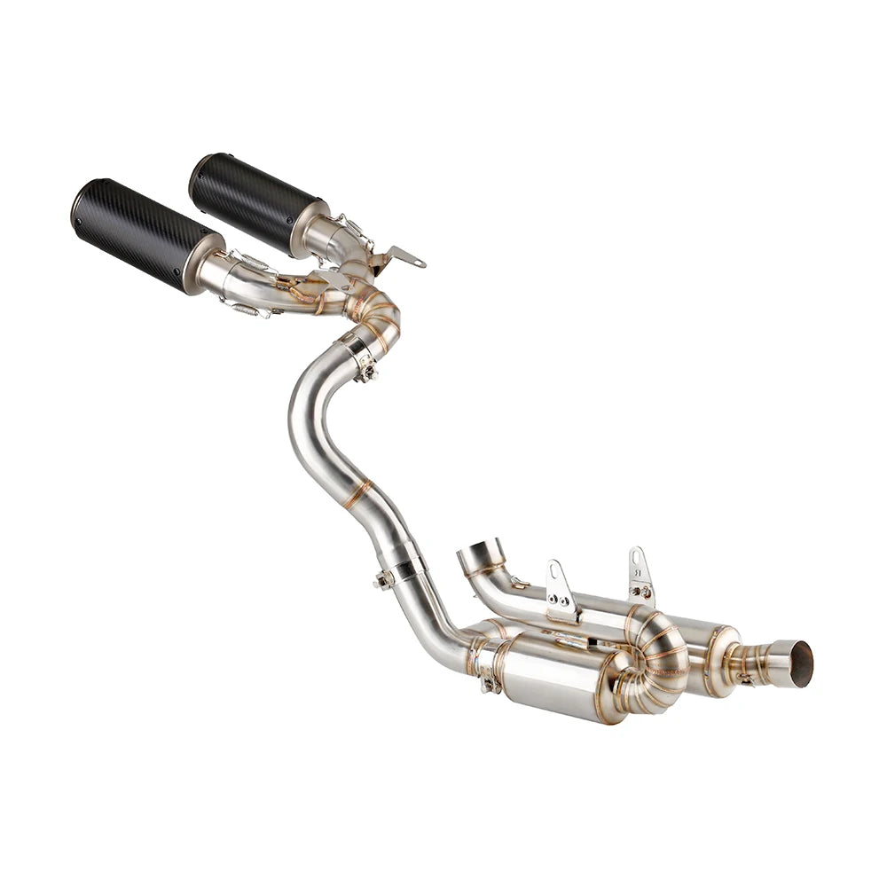 For Ducati Panigale V4 2022 2023 2024 Panigale V4S Escape Slip-on Motorcycle High Mount Exhaust Muffler With Link Pipe Underseat