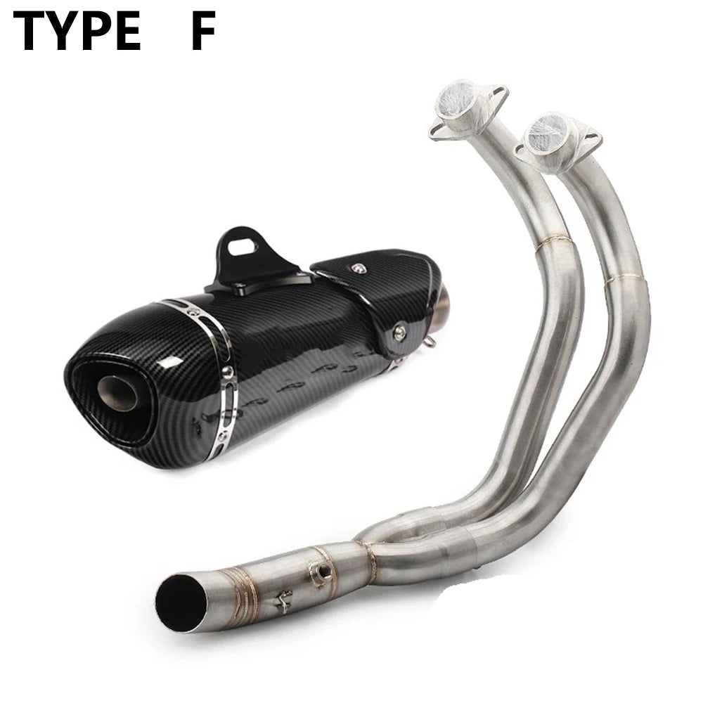 Hot Sale Motorcycle Exhaust Full Systems Pipe Motorcycle Muffler Escape Moto Racing YZF MT07 FZ07 TRACER For Yamaha MT-07 FZ-07