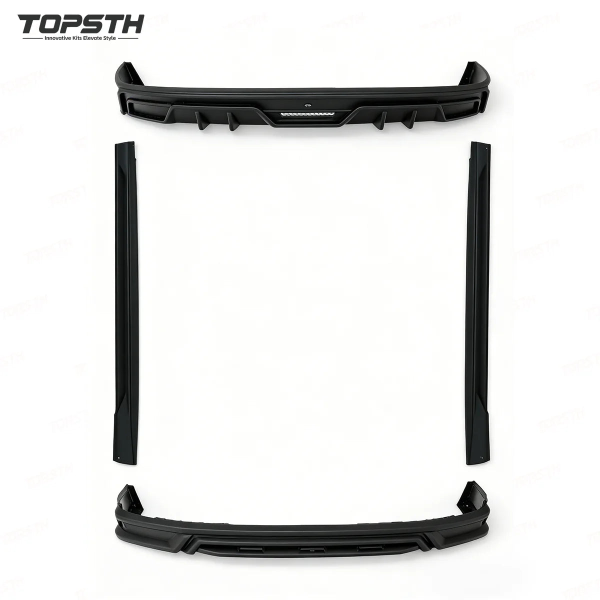 For Leapmotor C10 Front Lip Side Skirts Rear Diffuser Exterior Trim PP Plastic Sports Style Body Kit Accessories