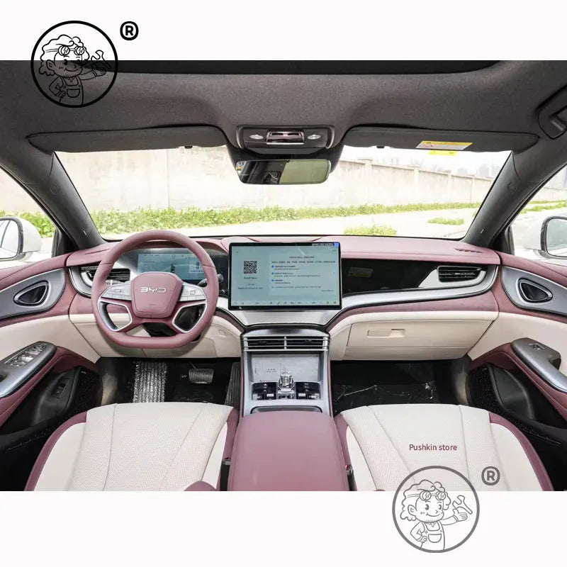 For BYD Seal 7 DMI SEAL 07 DMI 2025 2026 Car Leaf Board Decorative Sticker Modified ABS Leaf Plate Car Appearance Accessories