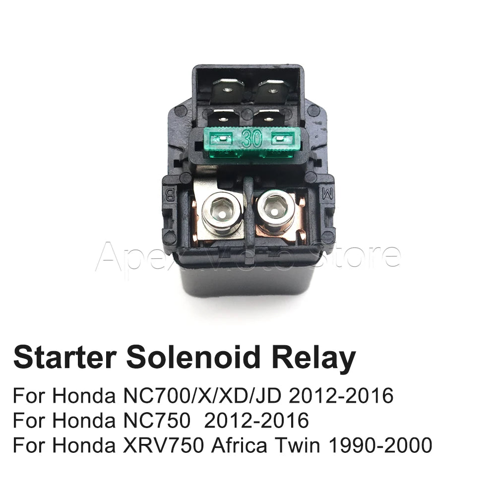 Motorcycle Starter Solenoid Relay For Honda NC700 X/XD/JD CH250 ELITE SH300 PS250 NES 125 150 SLR650 XRV750 Africa Twin RVT1000R