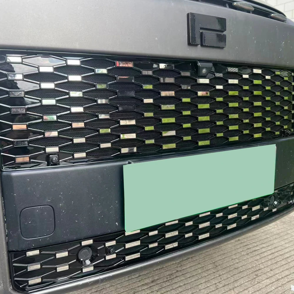 Non Removable Front Grille Protection Water Tank Cooler Filter Screen Modified For BAIC Jishi Polestone 01 Rox 01 Insect Screen