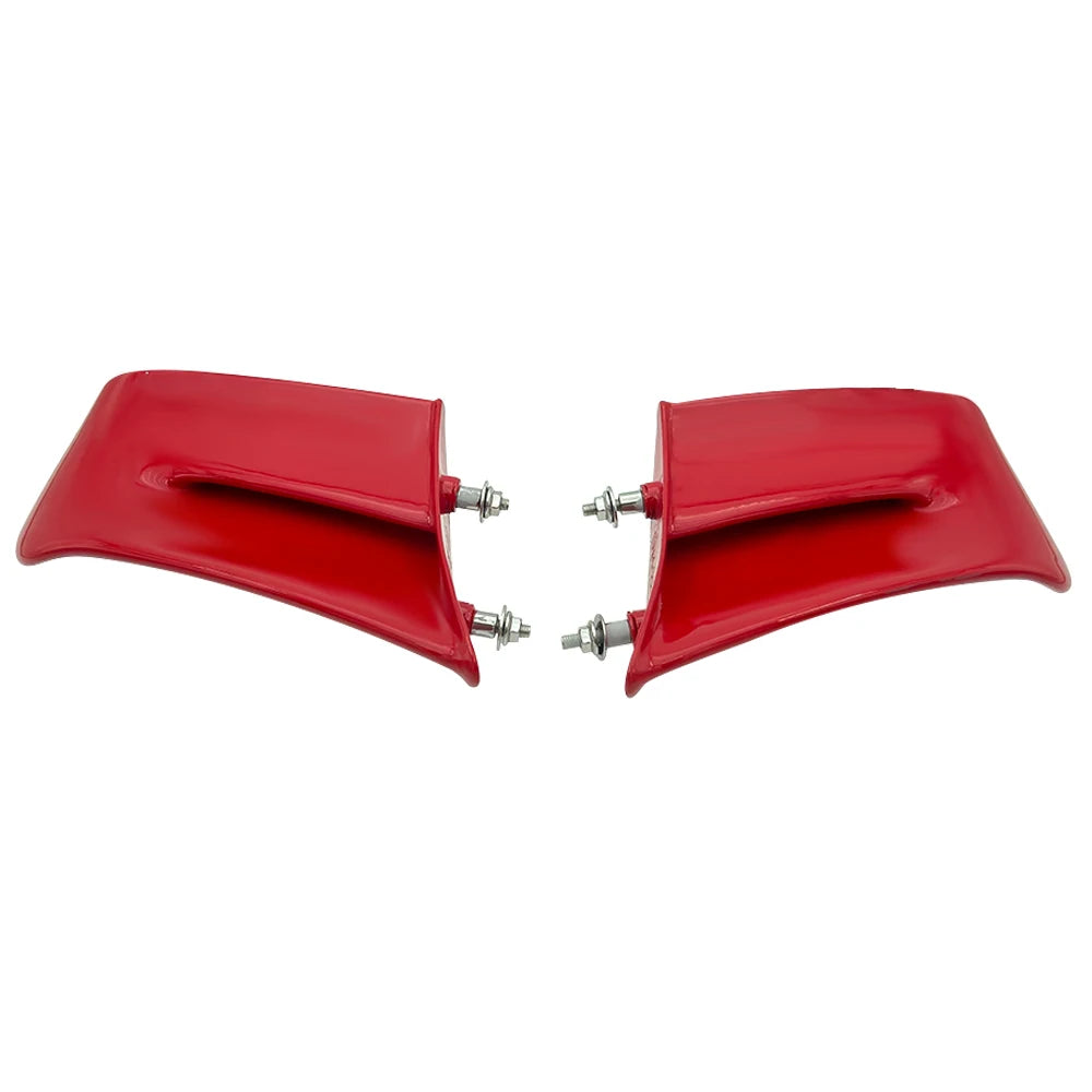 For Ducati Panigale V4 V4S V4R 2022 2023 carbon fiber patterned wings, side panels, fixed wing cover kit, red kit