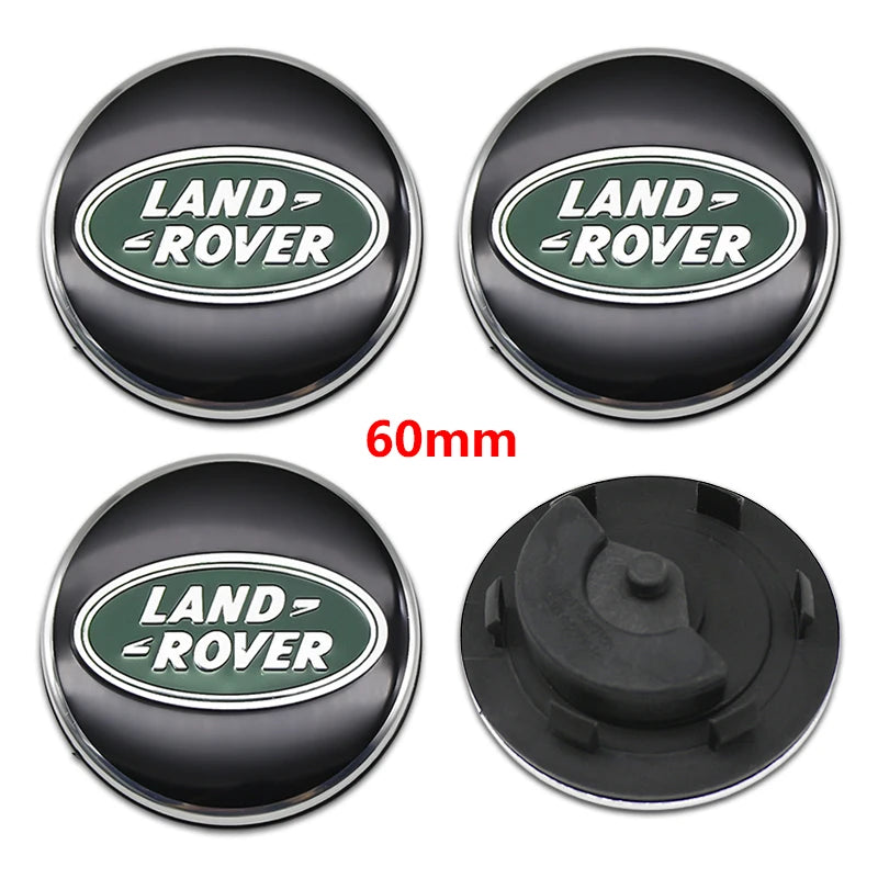 4Pcs 60mm Floating Wheel Center Caps Hub Cover For Land Rover Range Rover Discovery Evoque Sport Defender Velar Premium Pro