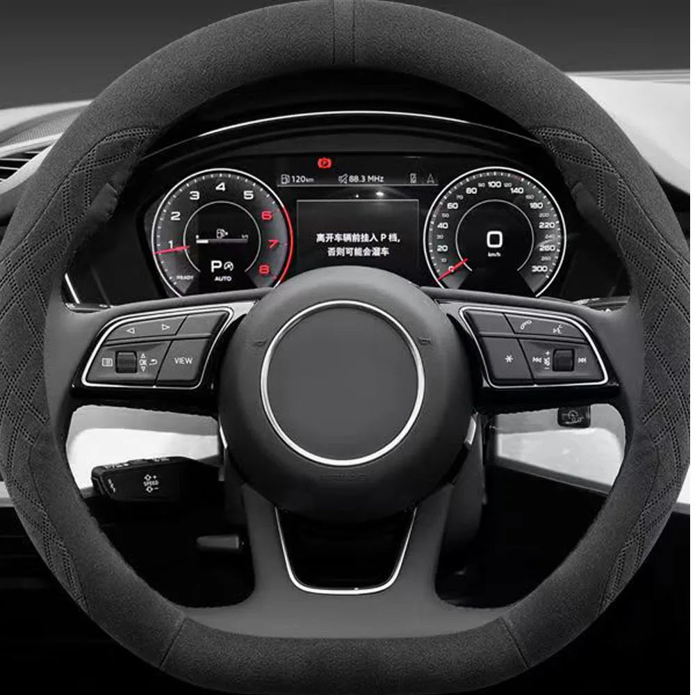For 2024 2025 BAIC JISHI Polestones 01 ROX 01 steering wheel cover special suede car handle cover for all seasons
