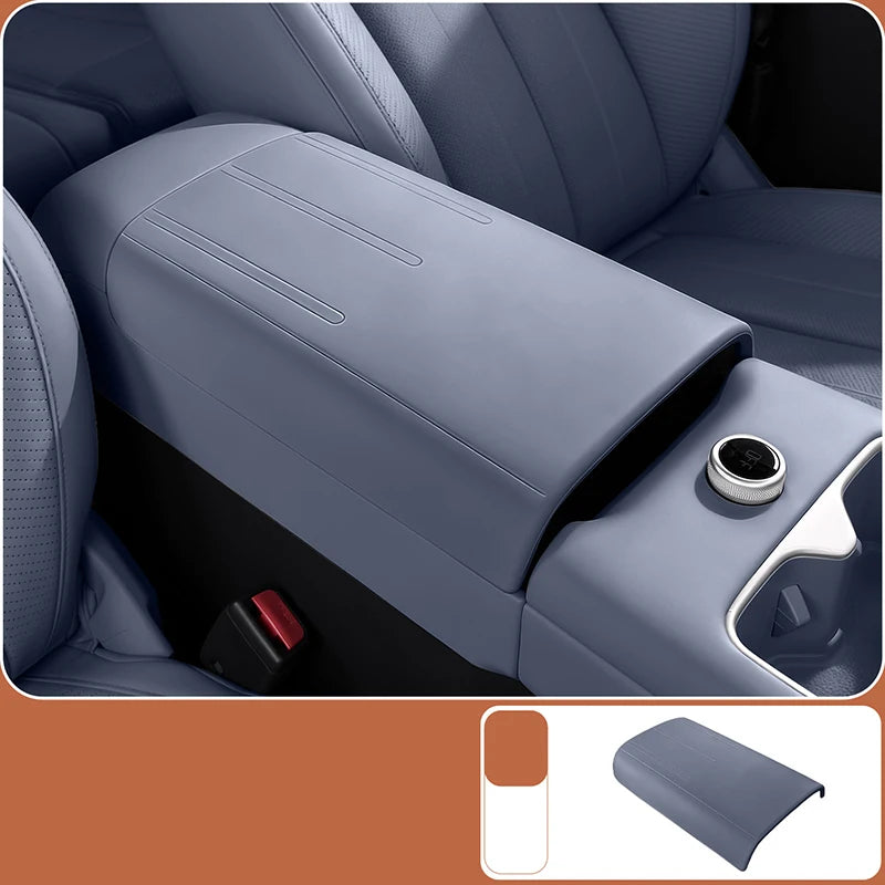 For BYD Leopard Titanium 7 2025 2026 Car Styling Armrest Box Cover Interior Center Console Armrest Protective Cover Accessories