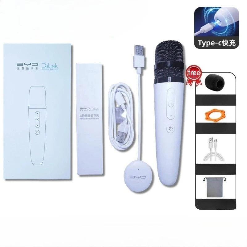 Original Car KTV Microphone Mic for BYD Formula Leopard 8 5 Denza B8 BYD Dolphin Song Pro Tang DMI Han Seal Denza D9 Qin plus