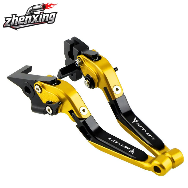 For YAMAHA MT-07 FZ-07 MT 07 FZ07 MT07 FZ 07 2014-2025 Motorcycle CNC Adjustable Folding Extendable Brake Clutch Levers Handle