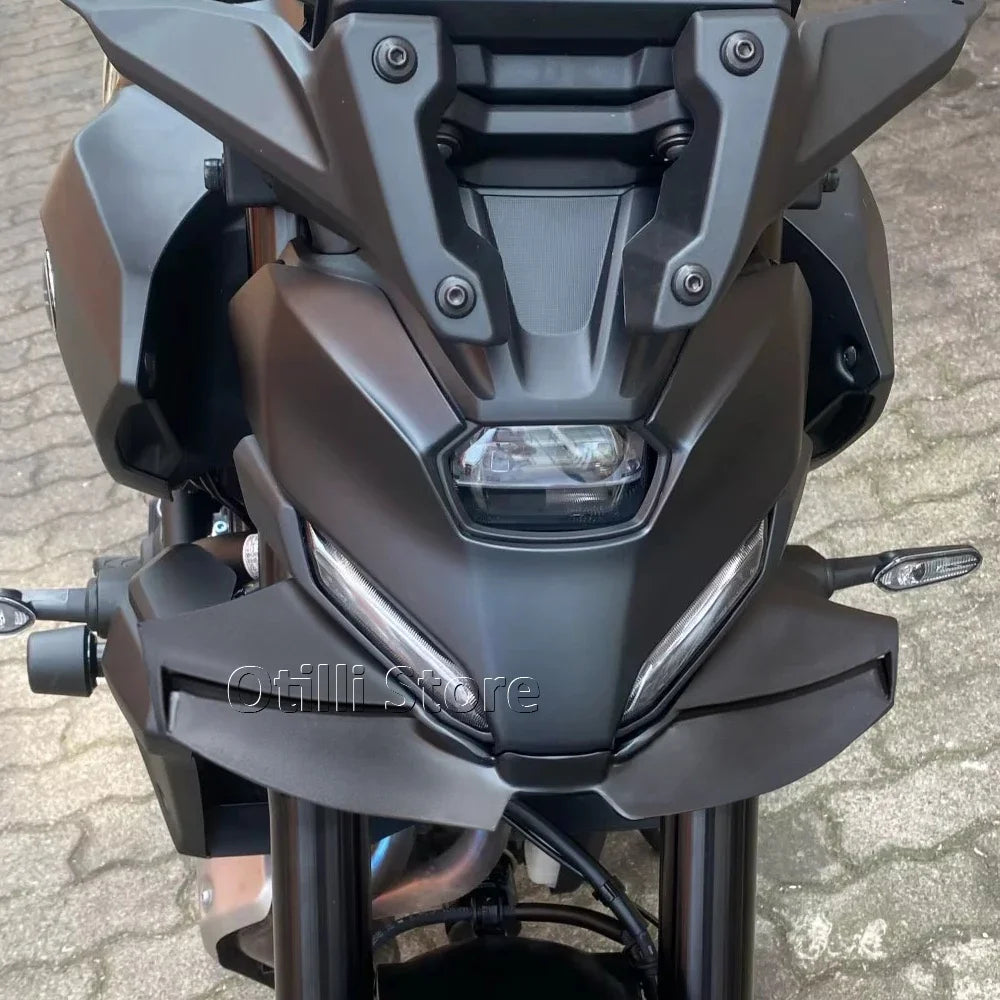 Motorcycle For MT07 MT 07 2025 Downforce Winglet Aerodynamic Wing Front Spoiler Kit MT-07 2025 New Accessories Front Spoiler