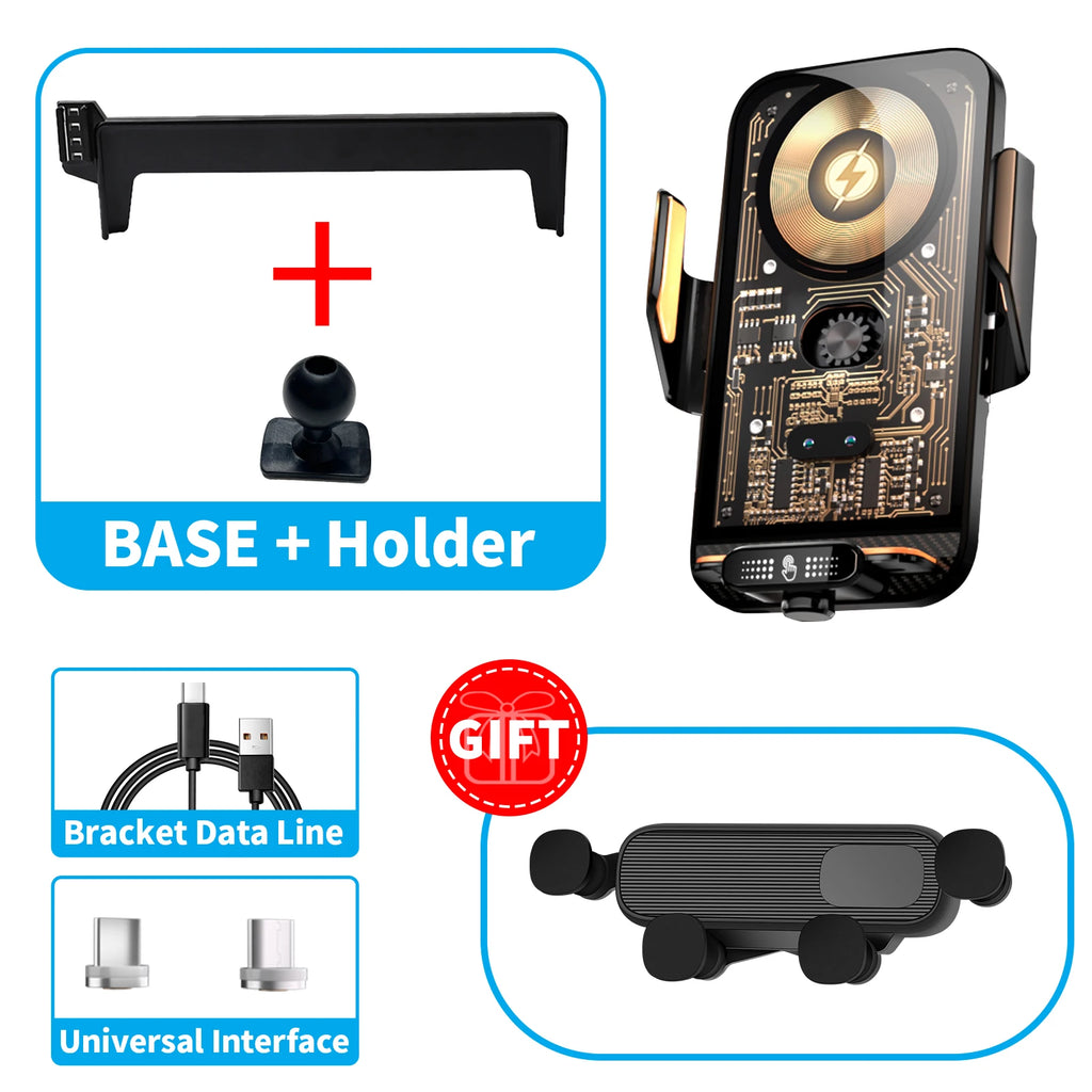 for Polestone 01 Rox 01 Car Phone Holder Screen Fixed Navigation Bracket Base Wireless Charging