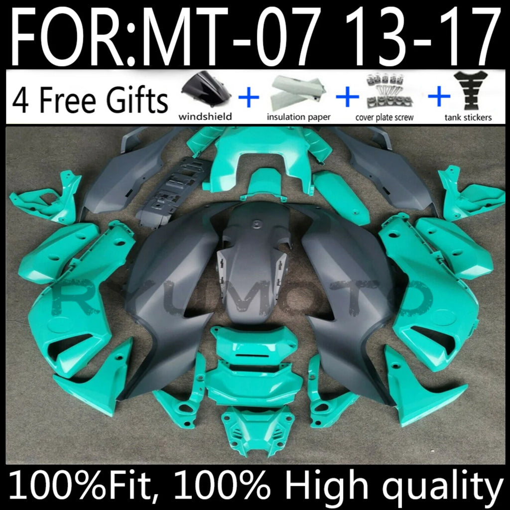 ABS Injection Full Fairing Body Kit Fit For 2012 - 2017 For Yamaha MT07 FZ07 MT-07 Set MT 07 FZ 07 2013 2014 2015 2016 fairings