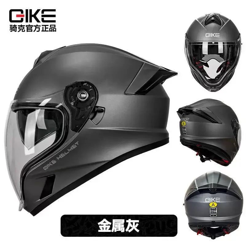 Motorcycle Flip Up Helmet Dual Sunvisor DOT Cascos Full Face Helmet for Adventure Motorcycle Street Sport Bike Helmet M-XXL
