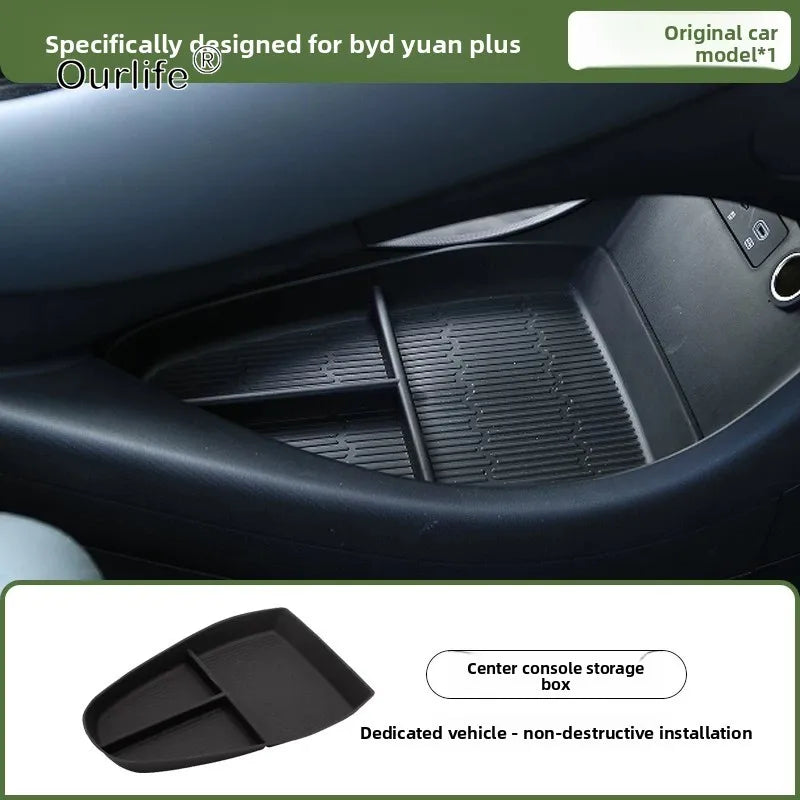 Center Console Silicone Pad,For BYD Atto 3 Evo Accessories 2026,Strong Anti-Slip Waterproof Splash-Proof Temperature-Resistant