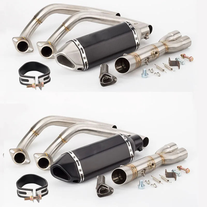 MT07 Exhaust Motorcycle Exhaust Full System For YAMAHA MT-07 FZ-07 2014 - 2023 TRACER 7/GT 2020-2023 TRACER 700/GT 2016-2019