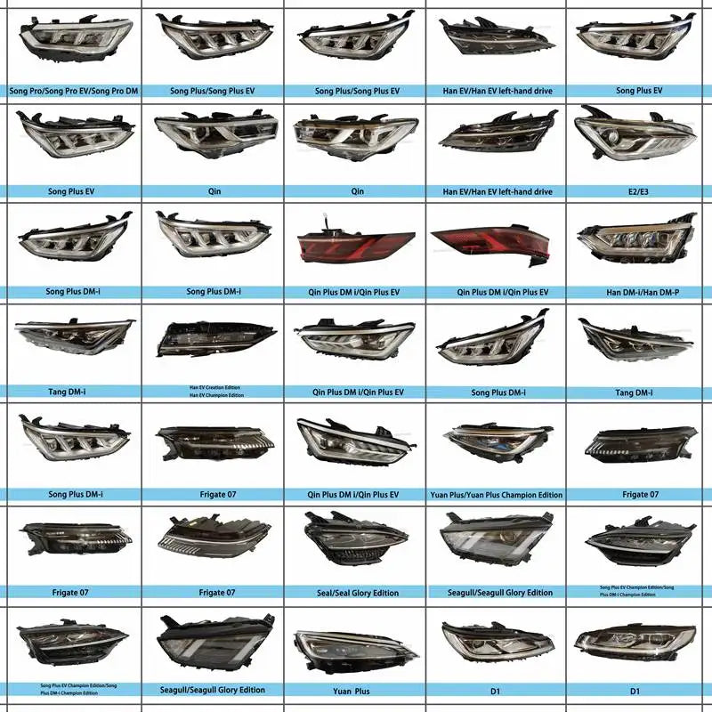 Right Combination Headlight Assembly for BYD Sea Lion 7 RHD OEM 14176764-00 UKEA-4121020B LED Front Lamp