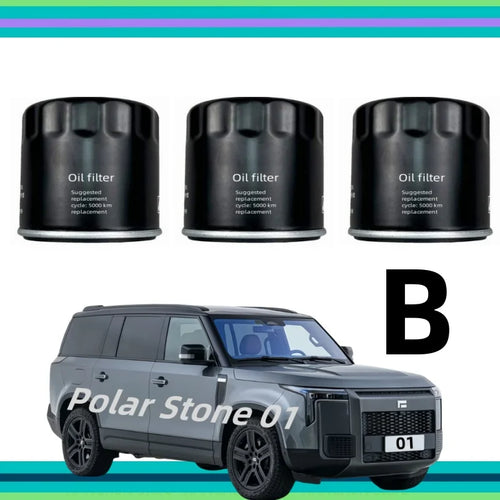 3pcs/for Polar Stone 01/Rox 01 Oil Filter, Air Filter, Air Conditioning Filter/Auto Parts