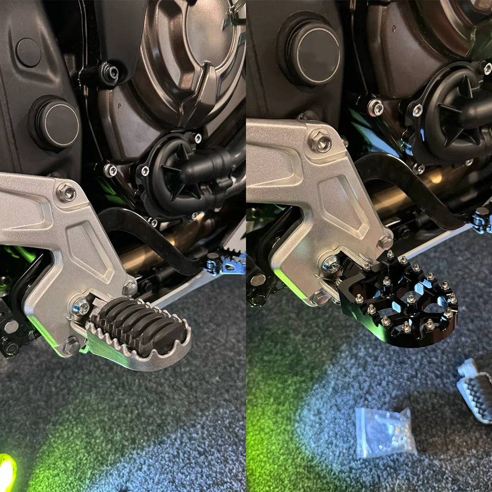 Motorcycle Foot Pegs Rest Pedal Footrest Footpegs For YAMAHA Tenere 700 T7 T700 RALLY World Raid XTZ700 XTZ 700 XT Accessories