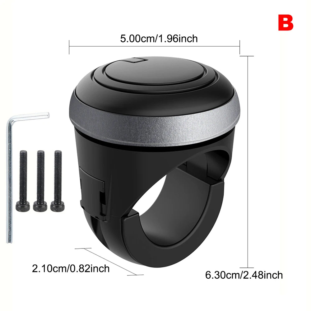 Labor Saving Control On The Car Steering Wheel Turning Ball Handle Rotary Steering Wheels Spinner Knob Steering Wheel Booster