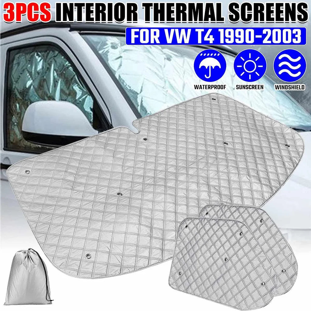 Internal Thermal Windshield Cover Blind Lifting Window Sunshade Sun Visor For VW T4 1990-2003 Car Interior Sunshade Accessories