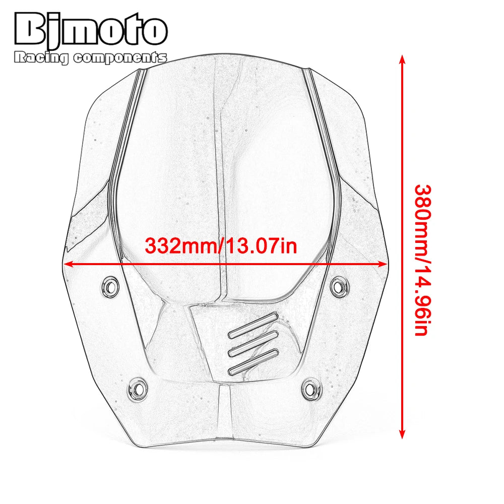 R 1300 GS 2024 Motorcycle Street Sport Bike Windshield Windscreen For BMW R1300GS Trophy Adventure R1300-GS 2023 2025