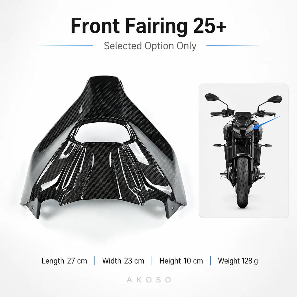 Bodywork Fairing Kit Options Carbon Fiber Fender Panel Cover Set Upgrade for Yamaha MT07 MT-07 2025+ Motorcycle Accessories